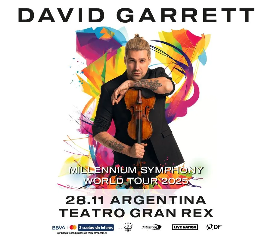David Garrett en Buenos Aires 2025