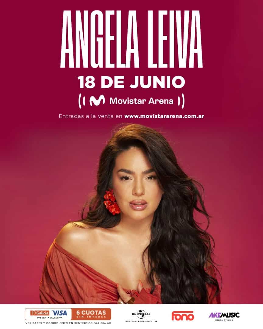 Ángela Leiva en Buenos Aires 2026