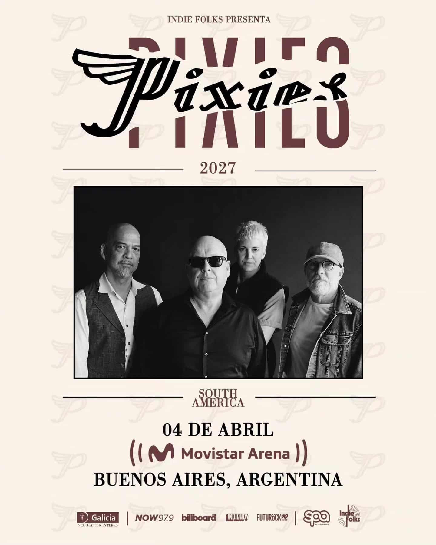 Pixies regresan a Argentina: la banda de Black Francis llega al Movistar Arena