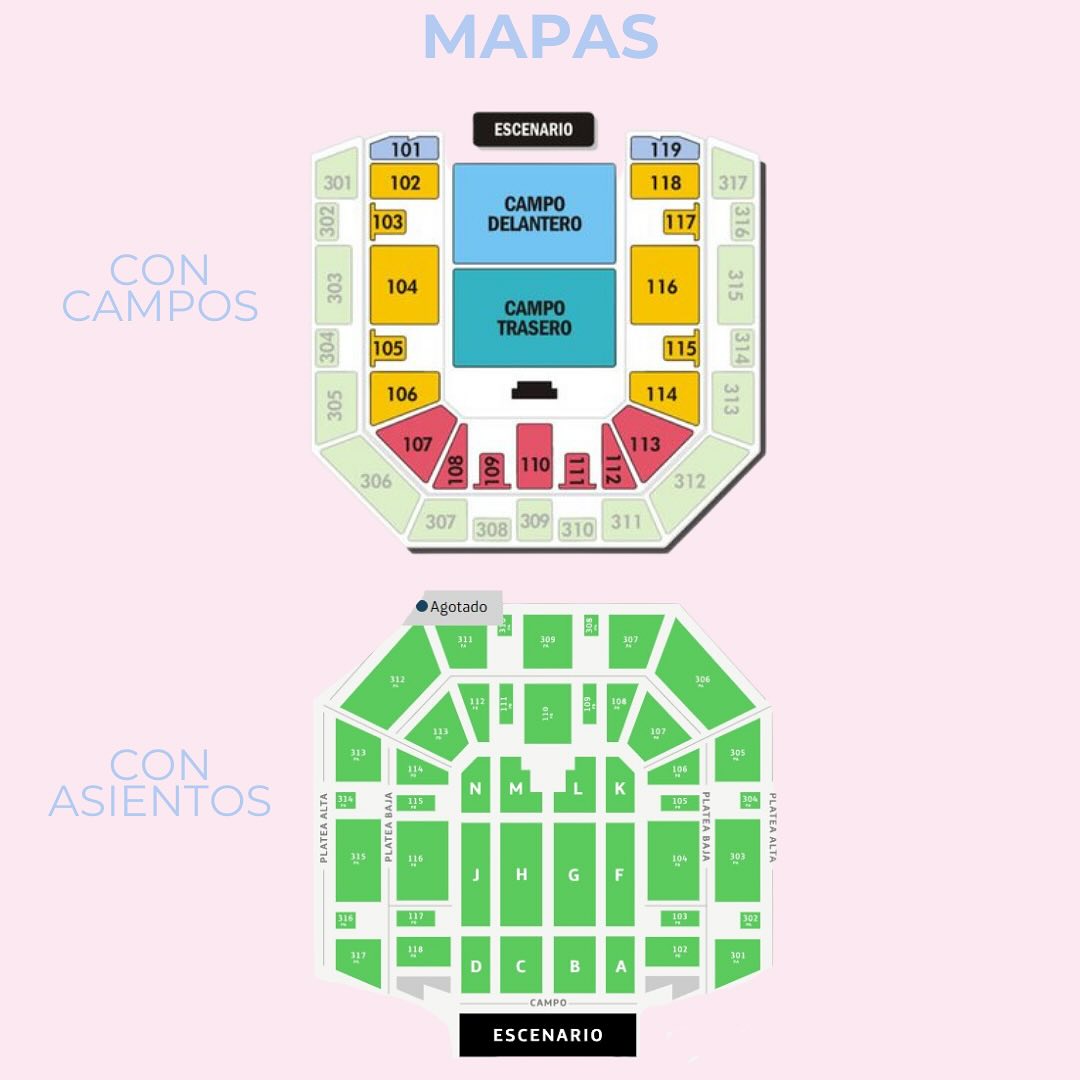 Mapa y sectores del Movistar Arena: cuál es la mejor ubicación